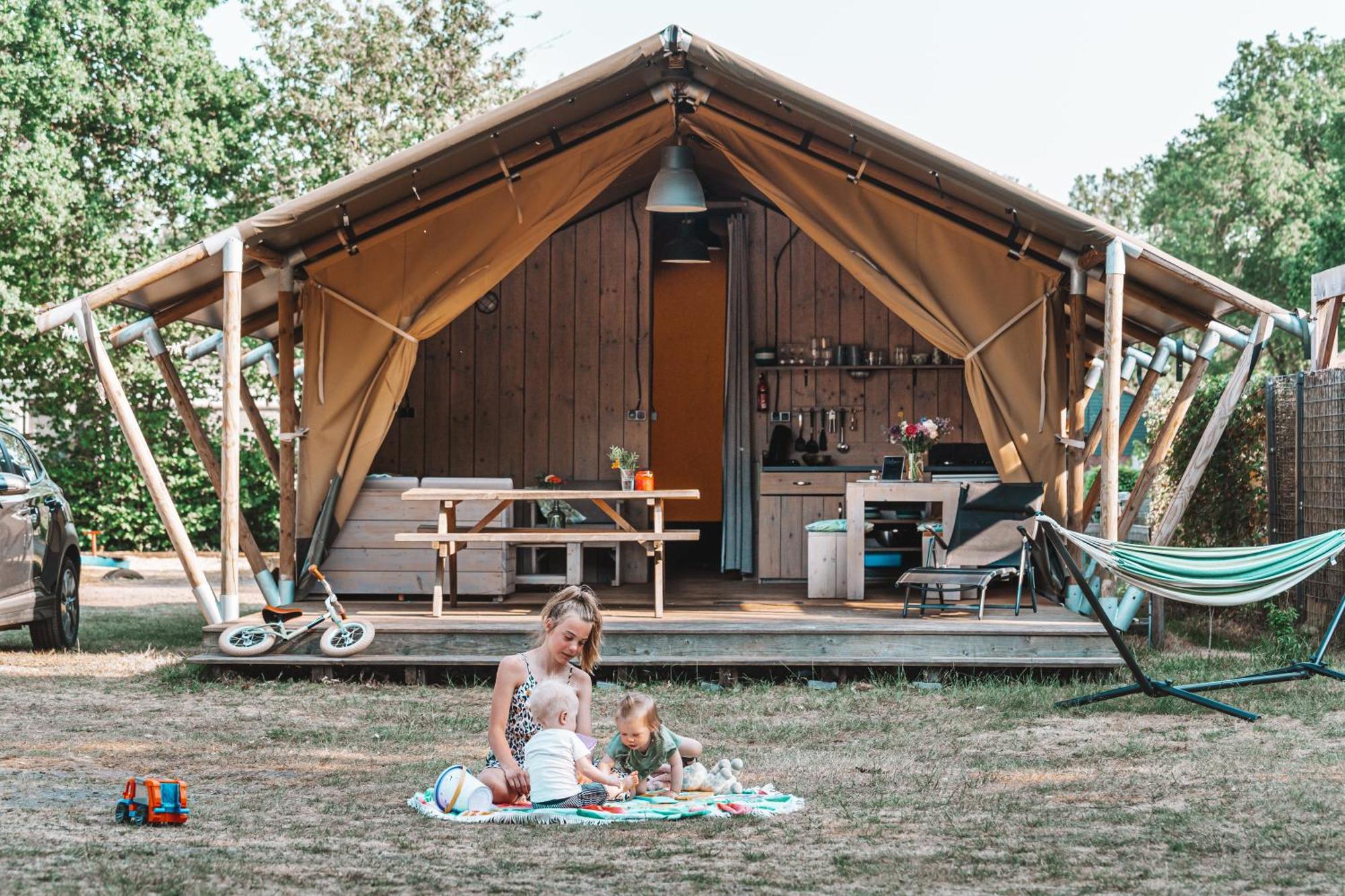 Glamping Holten Luxe Safaritent 1 المظهر الخارجي الصورة